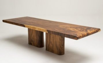 cara membuat kaki meja kayu