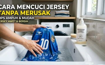 cara mencuci jersey tanpa merusak atribut sablon