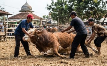 Teknik Merobohkan Sapi Kurban yang Aman dan Efektif